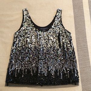 French Connection Sequin Top. Size 4.